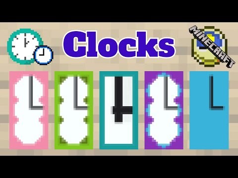 Minecraft Clock Banner Designs - It's Banner Time!