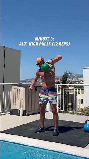 5 ROUNDS x 8 MINUTES full body kettlebell workout