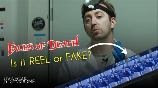 VHS Cult Classic. Snuff film. Banned film. Fake film? Vinegar Syndrome archivist Oscar Becher explains the film restoration steps taken for the definitive release of the most controversial mondo docu-fiction ever, the original FACES OF DEATH ☠️ Link to full video in comments ☠️