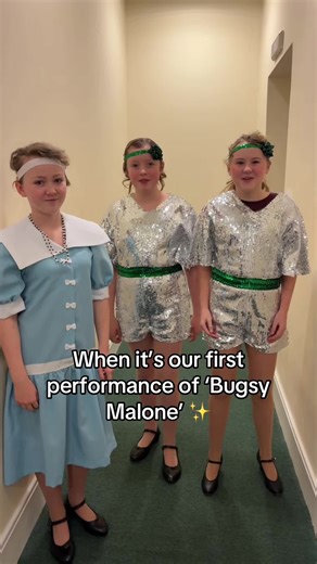 It’s our first performance of ‘Bugsy Malone’ ✨ #bugsymalone #musicaltheatre #scottishtheatre