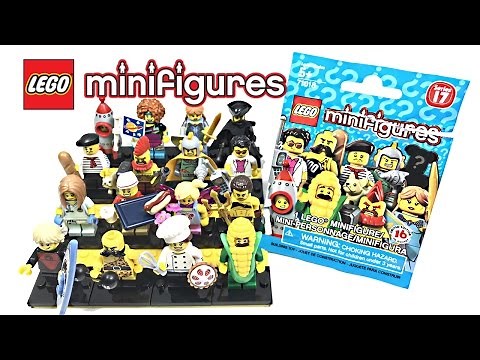 LEGO Minifigures Series 17 review! ALL 16 minifigures!