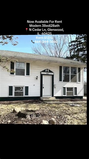 🏠Brand NEW 3Bed/2Bath Rental 📍Park Forest Illinois 💰$1,310/Monthly Move -in -Ready Why you'll love it: * Spacious & modern layout * Fresh interior paint * Updated flooring * Fenced Yard *Patio *Air Conditioning *Recessed Lighting *Tile *Granite Countertops *Stainless Steel Appliances *Hardwood Floors *Garage *Open Floorplan *Breakfast Nook *Deck *Long Lease Terms *Smart Home * Pet Friendly * W/D Hookups * Requirements: Income = 2x rent Clean application No evictions * This home is beautifully