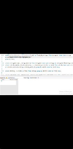 � Consultas SQL em Ação! Neste vídeo mostro algumas análises usando INNER JOIN. funções de agregação, GROUP BY e ORDER BY para extrair informações valiosas de uma base de logística. � Total de entregas por motorista � Veículos mais utilizados � Destinos com mais entregas � Entregas acima do peso permitido Assiste, aprende e compartilha! � #SQL #MySQL #AnáliseDeDados #Logística #DataDriven | José Francklin