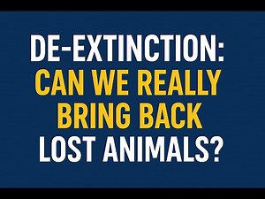 The Strange Science of De-Extinction – Can We Bring Back Extinct Species?