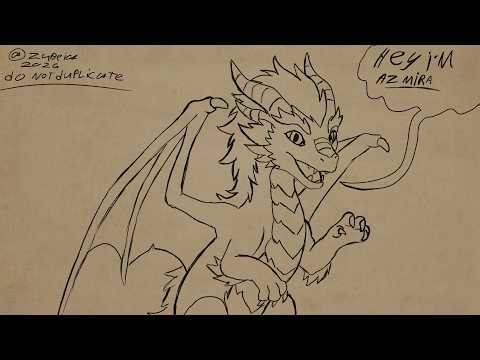 Dragon Character Design Process | Azmira Behind the Scenes