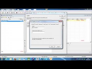 Tutorial 4 - Supplier accounts - VT Transaction +