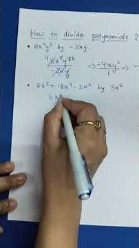 How to Divide Algebraic Expressions | Class 7-8 Maths Short Explained Simply