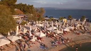 Located on one of the most beautiful beaches in Split – “Kašjuni”. The perfect place for a great day at the beach, offering you a unique location, rich selection of food and drinks, great music and lots of activities to keep you busy. Imagine yourself with a cocktail in one hand, relaxing in our cabana and watching the most beautiful sunset in Split ☀️ @eugostariade #eugostariade | Joe's Beach Lounge & Bar