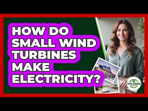 How Do Small Wind Turbines Make Electricity?