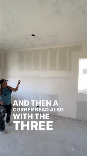 Level 4 drywall finish aka smooth wall finish #construction #shorts