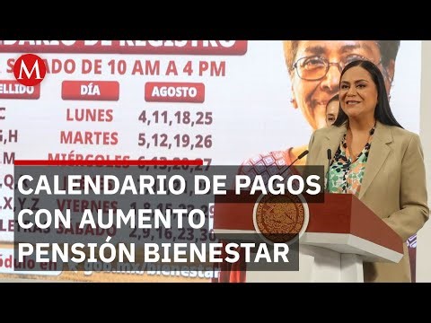 Calendario de pago de Pensión Bienestar enero-febrero 2026