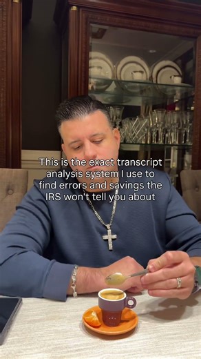 This is the exact transcript analysis system I use to find errors and savings the IRS won’t tell you