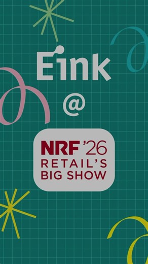 Discover ePaper enabled smart retail at #NRF2026—from Hangzhou OnTime’s connected platforms (Booth 2414), MediaTek’s IoT and edge AI–enabled ePaper solutions (Booth 6445), to MinewTag Technology’s wireless, long-lasting displays (Booth 5681).