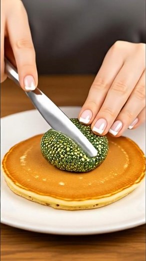 ASMR Emerald Melt:Pancake Transformation