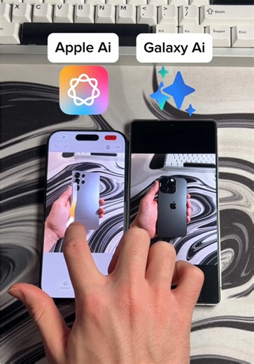 Did Apple Ai catch up? 🤔 (Sorry for not posting anything in the last couple of days, I was very busy dealing with other things. However, now I am back again and posting as much as I can! 😄) #apple #samsung #ai #tech #fyp