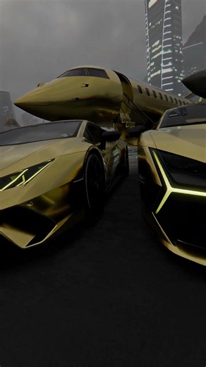golden company #lamborghini #huracan #revuelto #cars #3d #3danimation #blender #caredit #carlover