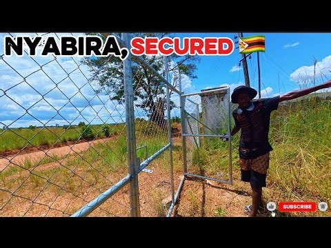 New Fence Installed on Newly Bought Land in Nyabira Zimbabwe 🇿🇼