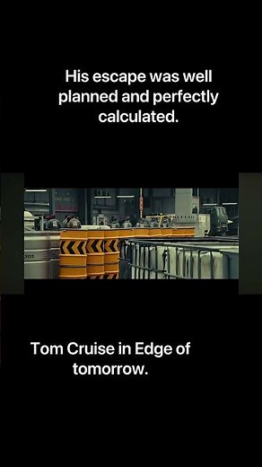 His escape was well planned and perfectly calculated in Edge of tomorrow. #movieclip #tomcruise