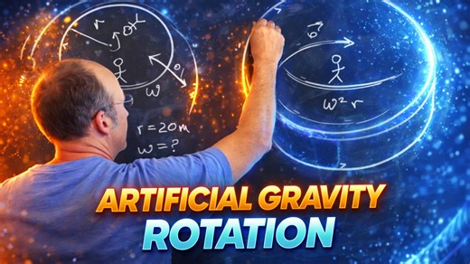 How to calculate angular velocity for artificial gravity