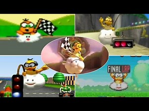 Evolution of Lakitu in Mario Kart (1992-2021)