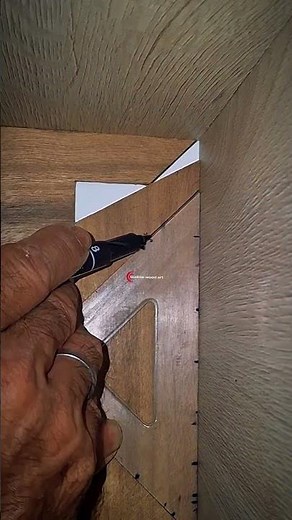 ​How to Make a Perfect Inside Corner Miter Joint | Woodworking Trim Installation #tipsandtricks