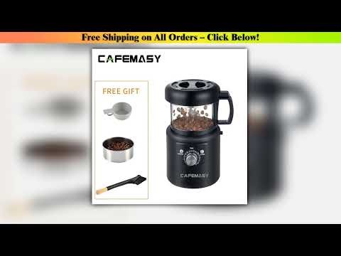 Home Coffee Roaster 2 In1 Roasting & Cooling Electric No Smoke Coffee Bean Baking Roasting Machine