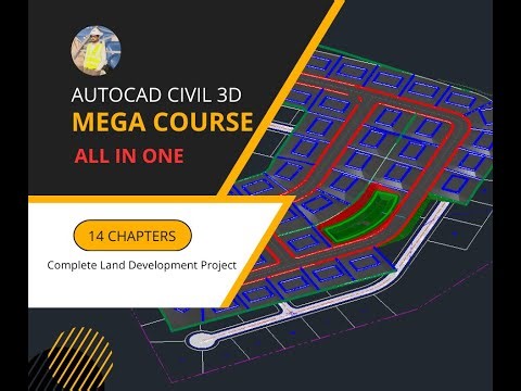AutoCAD Civil 3d Mega Course | Real Time Land Development Project | All in One