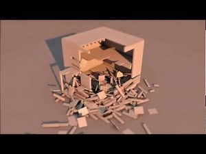 Cinema 4D Building Collapse