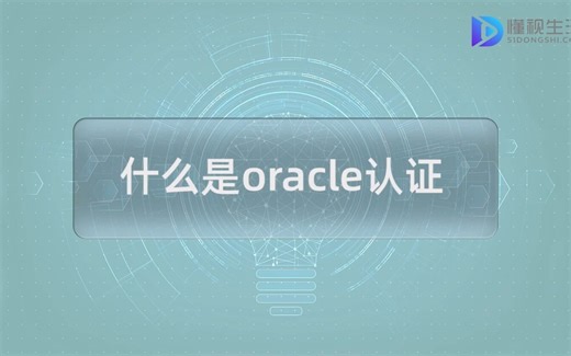什么是oracle认证_哔哩哔哩_bilibili