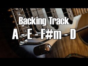 Rock Guitar Backing Track | A Major | Backing Track For Practise And Jam