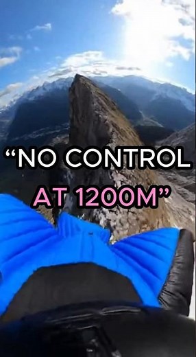 “POV Footage of a High-Altitude Wingsuit Ridge Crash — Real Incident”