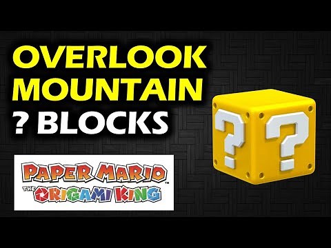 Overlook Mountain: All ?-Blocks Locations | Collectibles | Paper Mario the Origami King Walkthrough