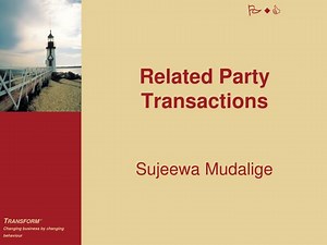 Related Party Transactions - SlideServe