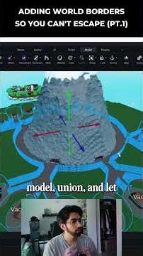 Adding INVISIBLE Walls So Players Can't Escape My Roblox Map 🚧 (Pt.1)