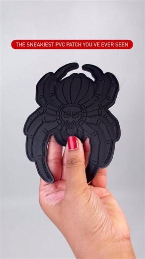 Quality Patches on Instagram: "This one’s a little sneaky 😏 Normally with PVC patches, we rely on different PVC colors to build the design. But for this one, we flipped the script. We used PVC purely for the base and texture, then brought in UV printing to handle all the color work. Why? Because this customer wanted a spider that actually looks textured and realistic — heavy Spider-Man energy, no shortcuts. And that level of detail just isn’t possible with PVC alone. That’s the underrated magic
