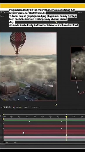 Plugin Nebulosity để tạo mây volumetric clouds trong Ae. Tutorial này sẽ giúp bạn sử dụng plugin