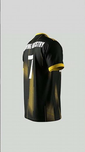 🔥 Premium Black & Gold Jersey Design | Modern Sportswear Showcase | Trending Jersey 2025