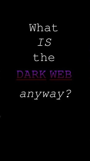 What IS the Dark Web, Anyway? #privacy #darkweb #infophreak