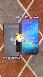 Test boot iPhone 17 pro max vs iPhone xs max