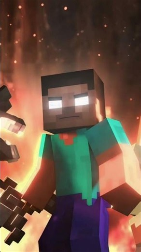 👁️ When the world sleeps... Herobrine awakens. 😈🔥 #Minecraft #Herobrine #Shorts
