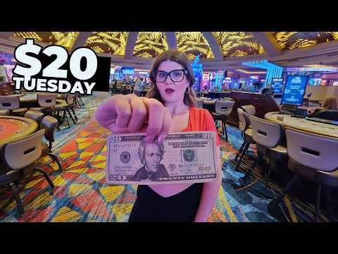 We Crushed the Casino Using the $20 Slot Method!
