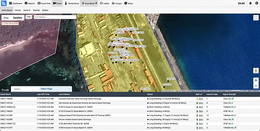 Shipping Container GPS Tracking System
