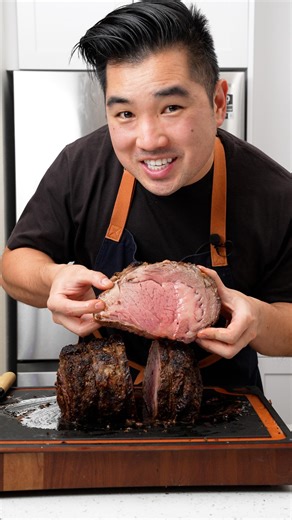 Chris Joe on Instagram: "If you’re making Prime Rib for the holidays - your prime rib should be defrosting now! Follow my foolproof method for a minimal grey band and the juiciest most tender prime rib this Christmas! Comment “CJ Recipe” for the full recipe with all of my KEY tips sent straight to your inbox (make you follow me and your message requests are open to ensure you receive it)! https://cjeatsrecipes.com/perfect-prime-rib/ #cjeatsrecipes #easyrecipes #primerib #primeribroast"