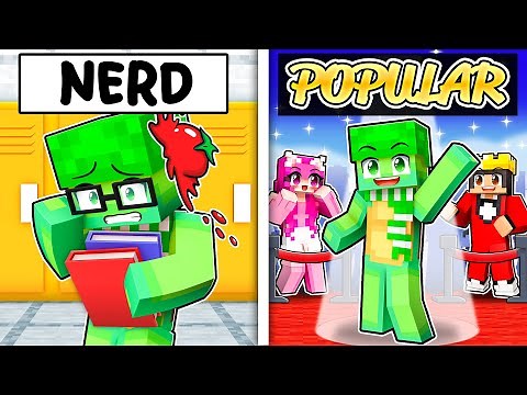 From NERD to POPULAR in Minecraft!