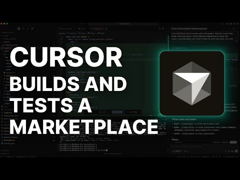 I Let Cursor Build and Test a Marketplace App