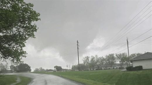 No injuries reported, schools buildings damaged by suspected tornado in Clinton