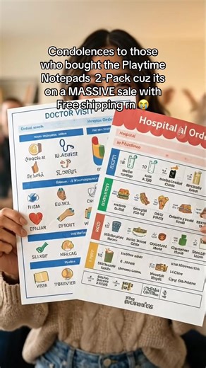 Massive Sale on Playtime Notepads 2-Pack with Free Shipping