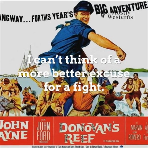 We look at some of the fist fights that involved JW. There were quite a few. What's your fave? | Mostly Westerns