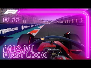 FIRST LOOK! Onboard with Charles Leclerc at Miami International Autodrome in F1 22