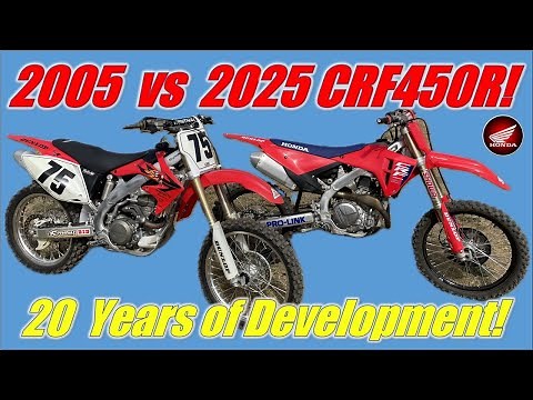 2005 CRF450R vs 2025 CRF450R Back to Back Ride!